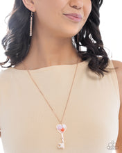 Load image into Gallery viewer, 2 pc SET: Gifted Garden - Rose Gold necklace + earring G024
