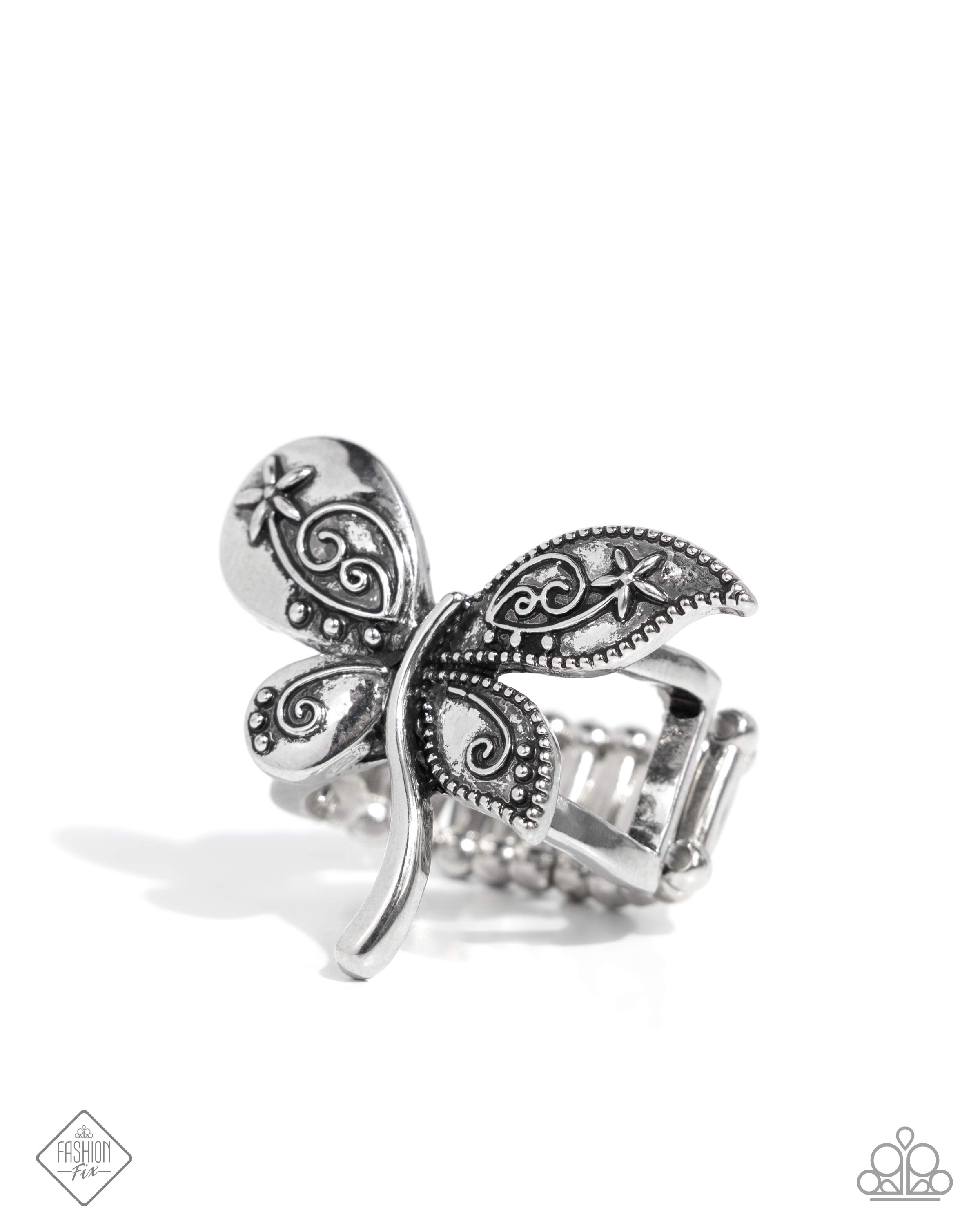 Animated Amusement - Silver ring MARCH 2025 FF A055 – Blingz By Adi