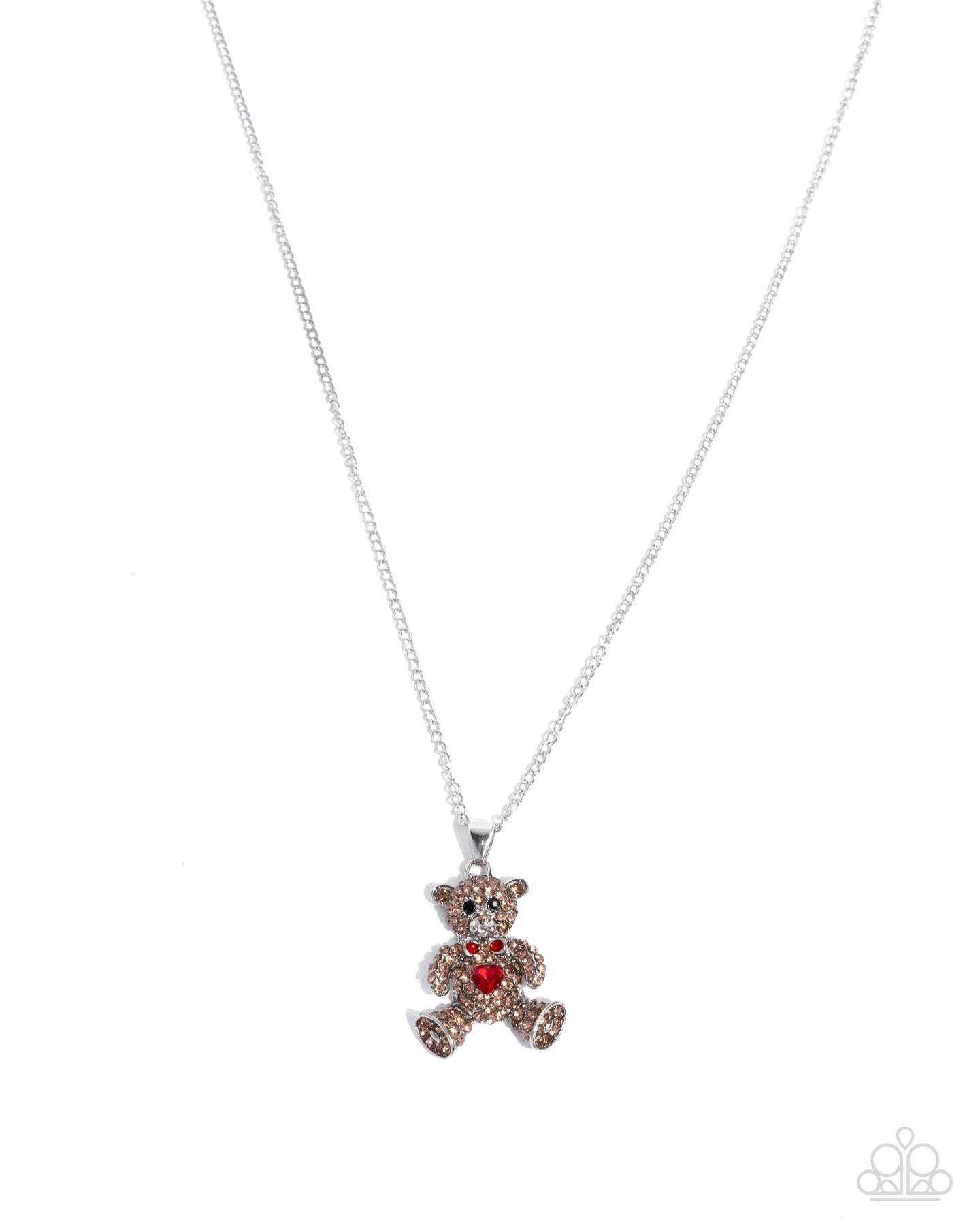 Twinkling Teddy - Multi necklace E068