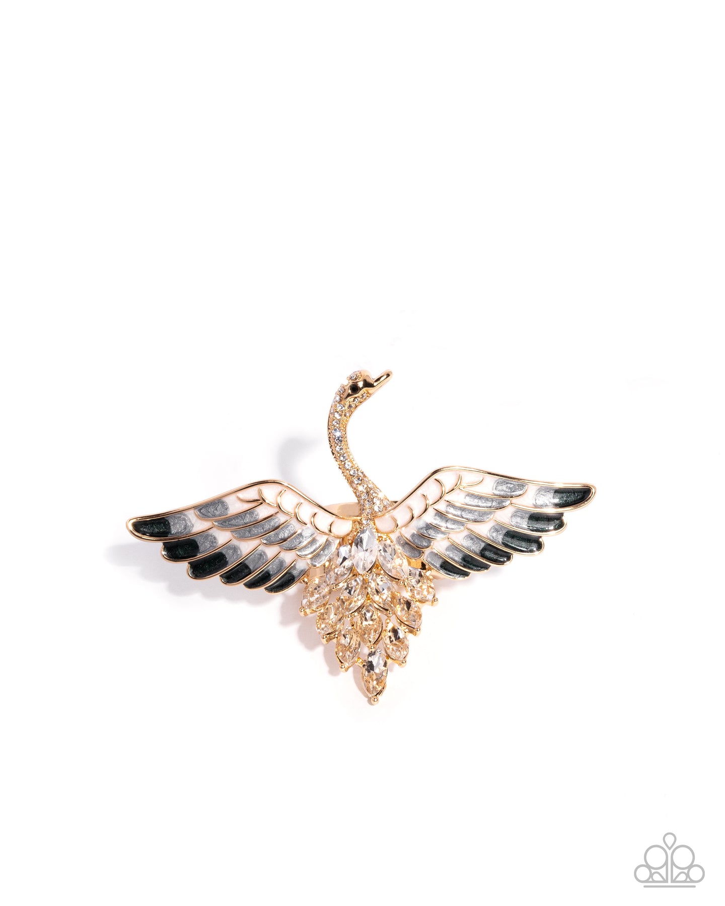 Soaring Swan - Gold ring E082