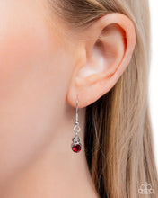 Load image into Gallery viewer, Floral Figurehead - Red necklace B093
