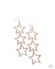 Load image into Gallery viewer, Star-Crossed Success - Gold earring C006
