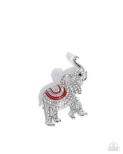 Load image into Gallery viewer, Elephant Embrace - Red Brooch BOX 16(2)
