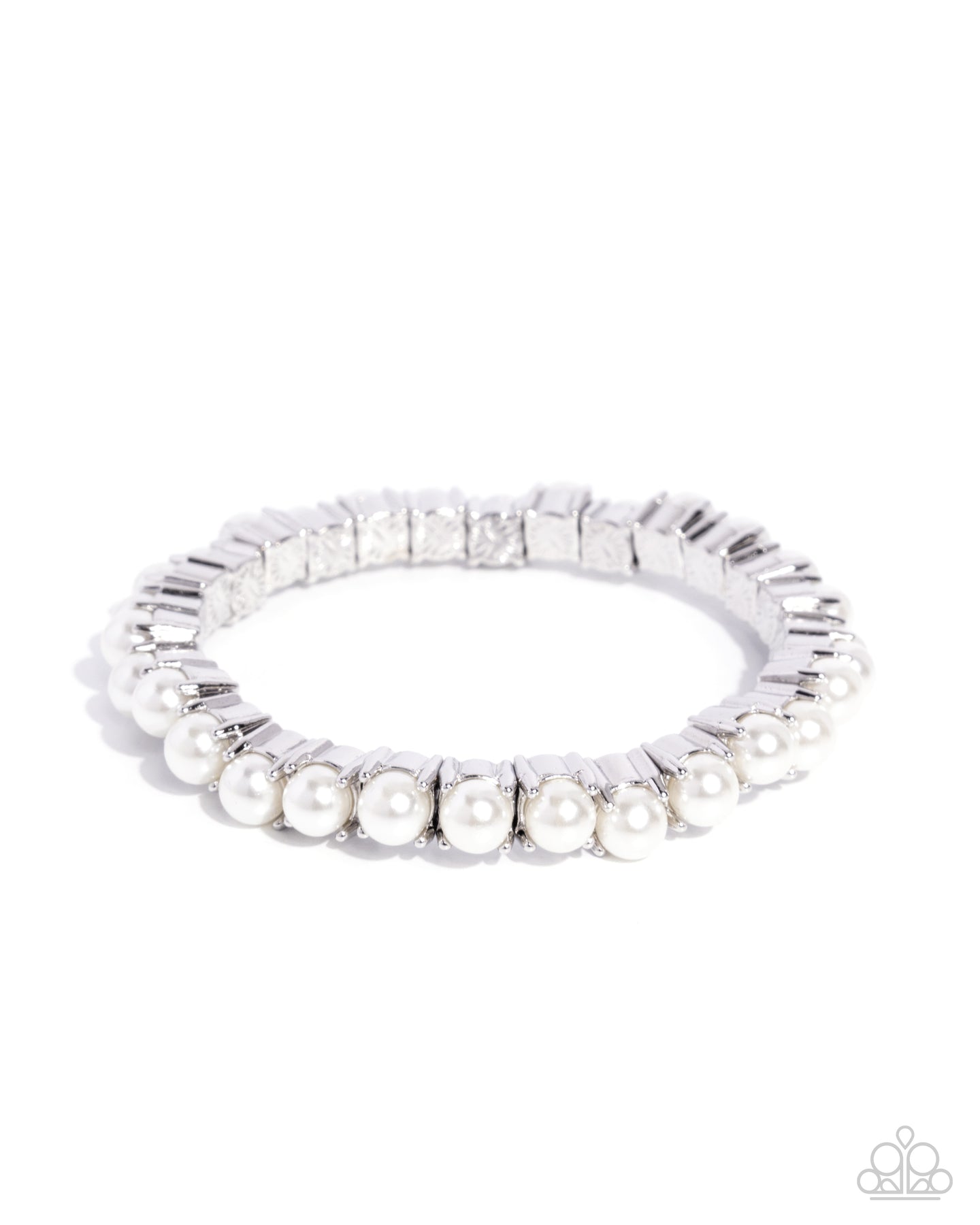 Principal Pearls - White bracelet E027