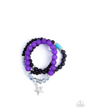 Load image into Gallery viewer, Sensible Star - Purple bracelet LR2
