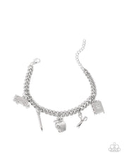 Load image into Gallery viewer, School is in Session - Silver bracelet E036
