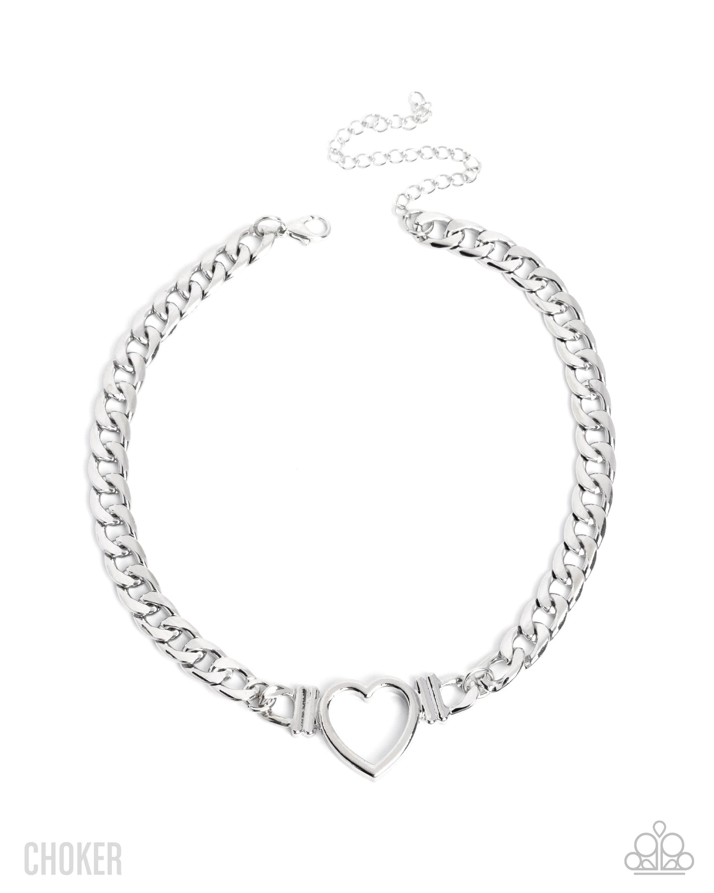Heartfelt Hunch - Silver necklace A075