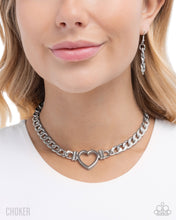Load image into Gallery viewer, Heartfelt Hunch - Silver necklace A075
