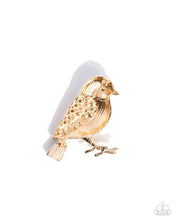 Load image into Gallery viewer, Beneficial Bird - Blue Brooch F112
