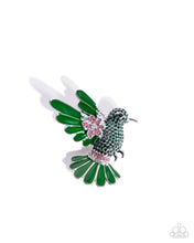 Load image into Gallery viewer, Hummingbird Heirloom - Green Brooch BOX 16
