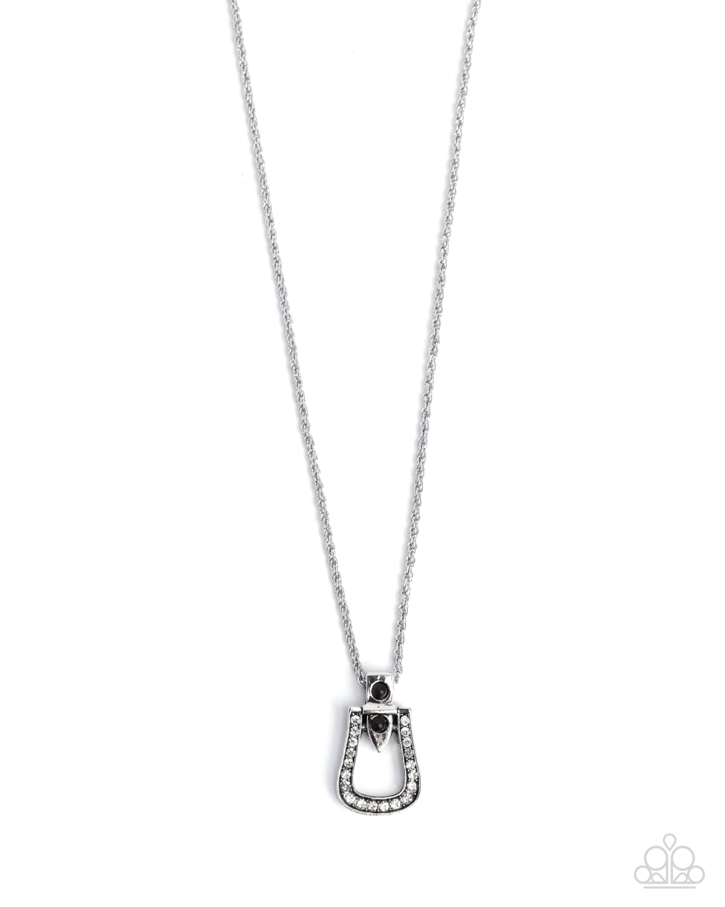 Sensational Stirrup - Black necklace 8/19 preorder