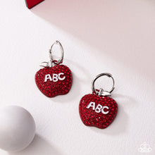 Load image into Gallery viewer, Adorable ABCs - Red earring July 2025 LOP E082
