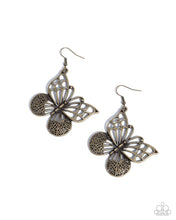 Load image into Gallery viewer, Soaring Skill - Brass earring B105
