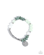 Load image into Gallery viewer, Handcrafted Hope - Green bracelet E041
