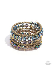 Load image into Gallery viewer, Stacked Surprise - Multi coil bracelet May 2025 LOP E004
