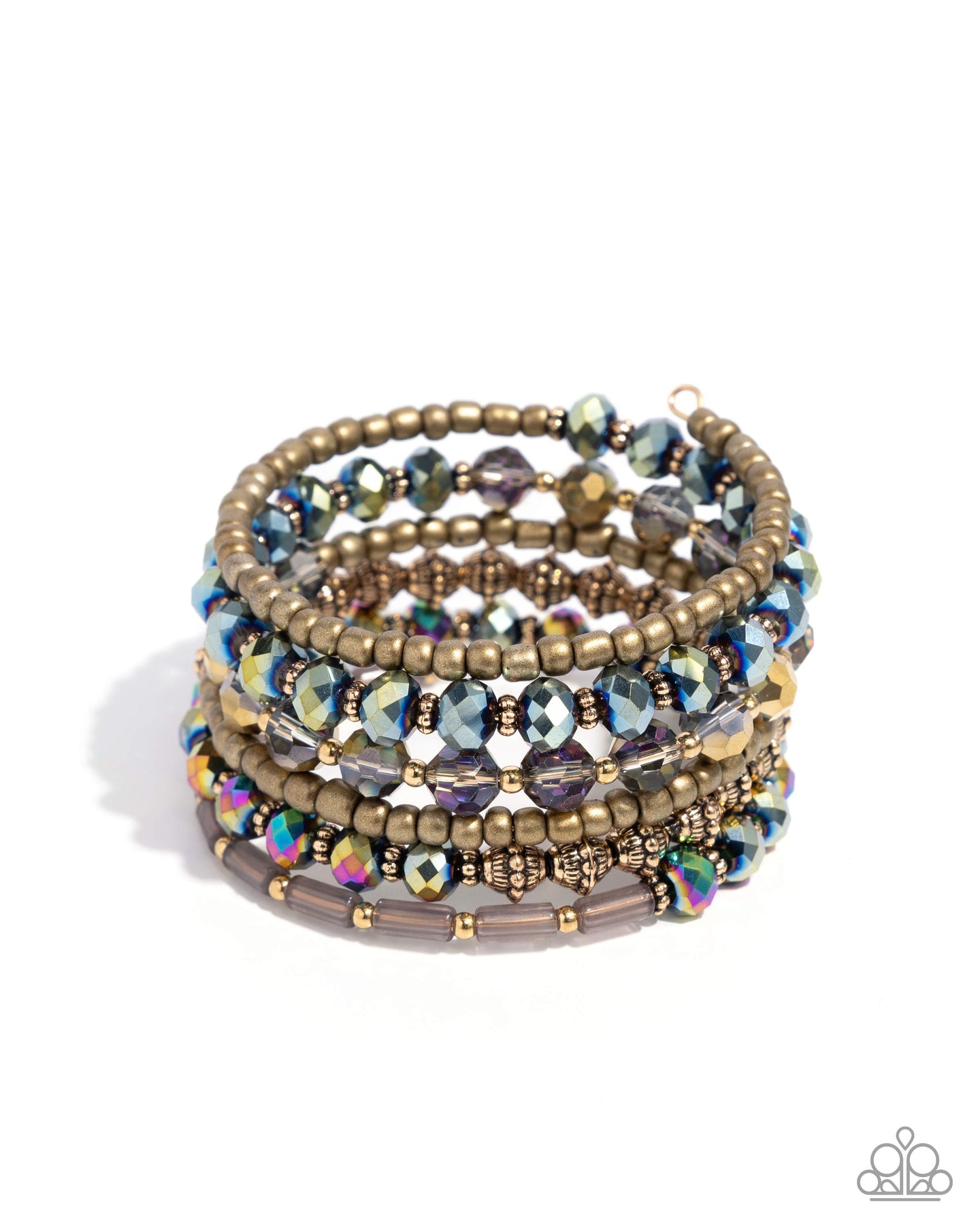 Stacked Surprise - Multi coil bracelet May 2025 LOP E004