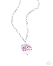 Load image into Gallery viewer, $16 SET: Painted Poetry- white necklace + bracelet  E004
