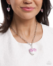 Load image into Gallery viewer, $16 SET: Painted Poetry- white necklace + bracelet  E004
