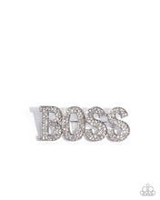 Load image into Gallery viewer, Blingy Boss - White Brooch E004(2)
