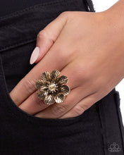 Load image into Gallery viewer, Textured Truth - Gold ring 11/17 preorder
