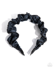 Load image into Gallery viewer, Beaded Broadcast - Blue headband E084
