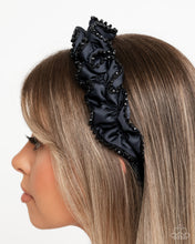 Load image into Gallery viewer, Beaded Broadcast - Blue headband E084
