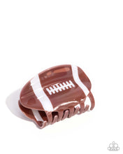 Load image into Gallery viewer, Touchdown Tale - Brown claw hair clip E084
