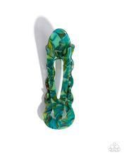 Load image into Gallery viewer, Jovial Jellyfish - Green Hair Clip E070
