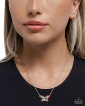 Load image into Gallery viewer, Gliding Glam - Orange necklace E017
