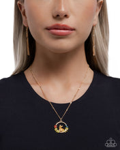 Load image into Gallery viewer, Easter Emblem - Gold necklace E089
