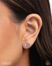 Load image into Gallery viewer, Whimsical Willpower - Silver post earring C008
