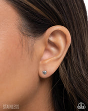 Load image into Gallery viewer, Will You Stay? - Silver post earring C005
