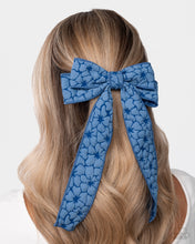 Load image into Gallery viewer, Good to BOW - Blue Hair Clip BOX 19

