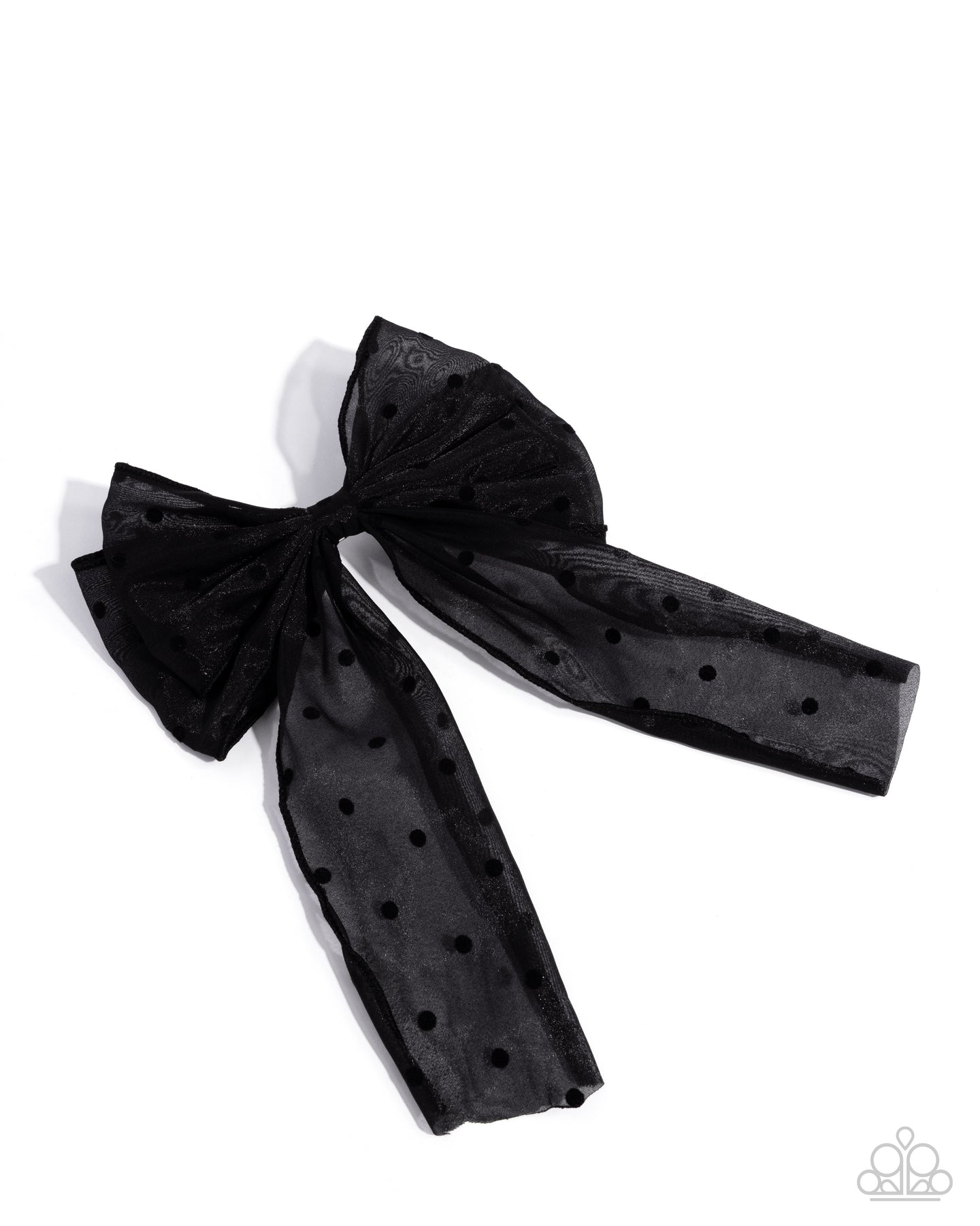 Here We BOW Again - Black hair clip BOX 1