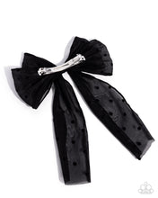 Load image into Gallery viewer, Here We BOW Again - Black hair clip BOX 1
