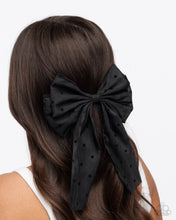 Load image into Gallery viewer, Here We BOW Again - Black hair clip BOX 1
