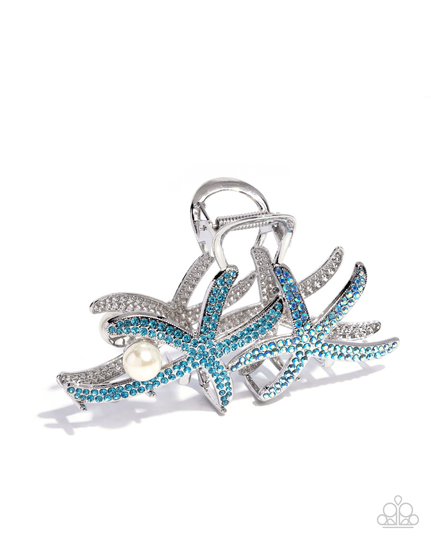 Stunning Starfish - Blue claw hair clip A071