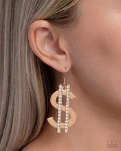 Load image into Gallery viewer, Magnate Moment - Gold earring Pink Friday Exclusive A004
