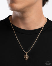 Load image into Gallery viewer, MANE Character - Gold necklace A018
