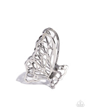 Load image into Gallery viewer, Gliding Grace - Silver Claw Hair Clip E081
