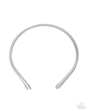 Load image into Gallery viewer, Braided Behavior - Silver Headband E084
