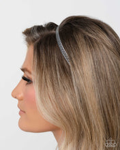 Load image into Gallery viewer, Braided Behavior - Silver Headband E084
