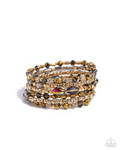 Load image into Gallery viewer, Timeless Tango - Gold coil bracelet SEPT 2025  LOP G031
