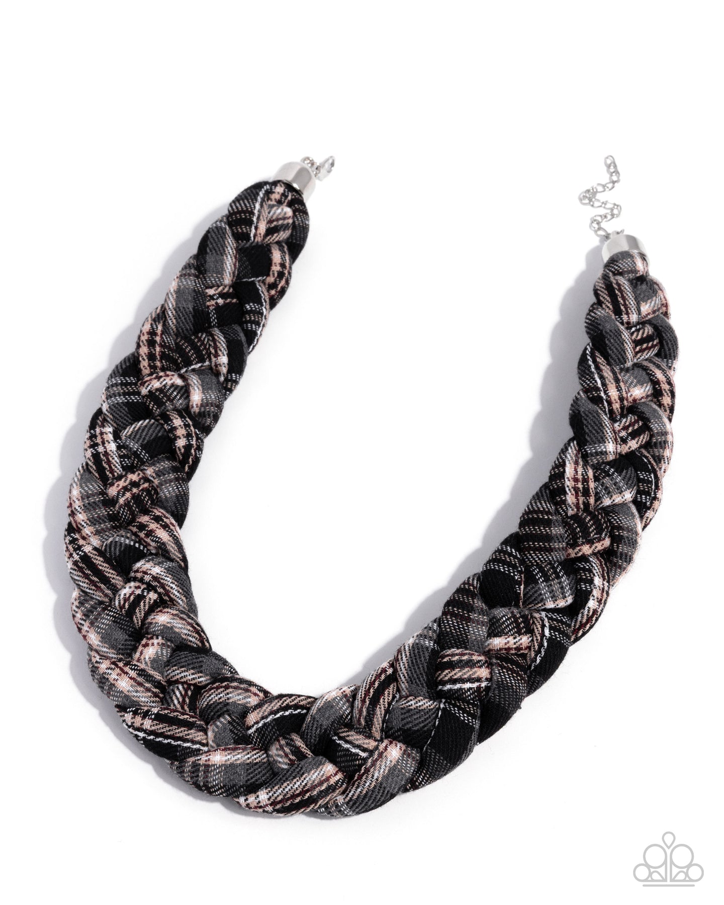 Fine Flannel - Black necklace MRUS