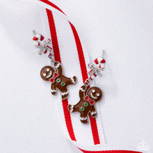 Load image into Gallery viewer, Gingerbread Man - Multi post earring OCT 2025 LOP E102

