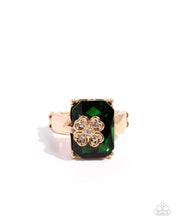 Load image into Gallery viewer, St. Patricks Shimmer - Gold ring B102

