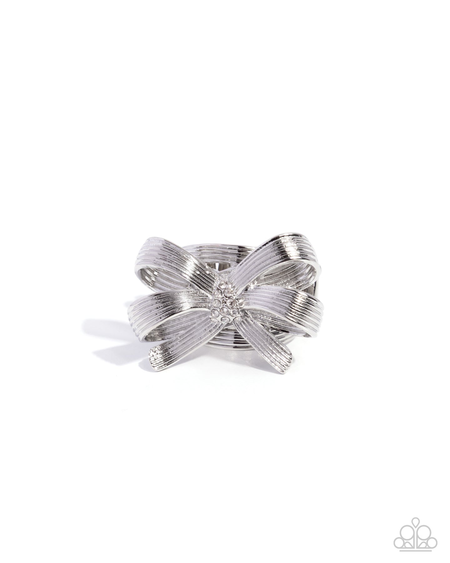 Gathered Glam - Silver ring D024