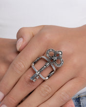 Load image into Gallery viewer, Knockout Key - Silver ring A013
