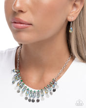 Load image into Gallery viewer, Glimpse of Glitz - Green necklace 1619
