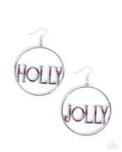 Load image into Gallery viewer, Holly Jolly - Multi earring F048
